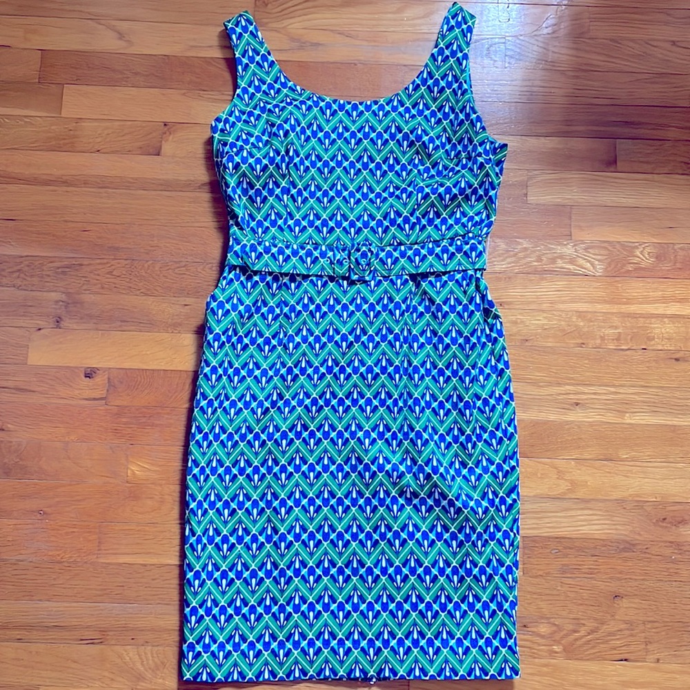 Boden patterned pencil dress